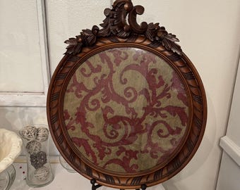 Antique wooden picture frame
