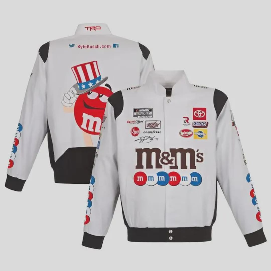 NASCAR M&M レーシングジャケット ヴィンテージ カイル・ブッシュ