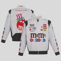 NASCAR M&M Racing Jacket Vintage Kyle Busch Bomber Style Sublimation Printed Motorsports Jacket with Free Gift Balaclava and T Shirt product logo