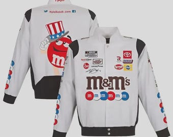 NASCAR M&M レーシングジャケット ヴィンテージ カイル・ブッシュ 