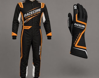 Full Customized CIK FIA Level 2 Approved Go Kart Racing Suit with Balaclava & Gloves