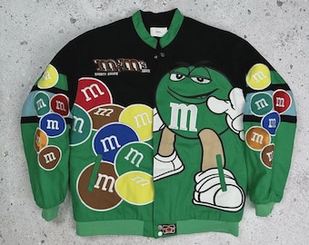 Vintage Nascar JH Design M&ms Snap Black Cotton Jacket - Etsy