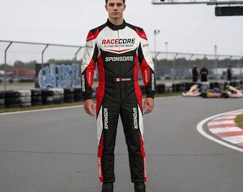Traje de karting CIK FIA Nivel 2 totalmente personalizado: tejido Cordura personalizable con camiseta y pasamontañas de regalo.
