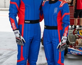 Pro Racing Go Kart Suit Set | Level 2 Karting Gear Kit with Suit, Gloves & Shoes | Adult and Youth Kart Race Outfit | Sublimation Design