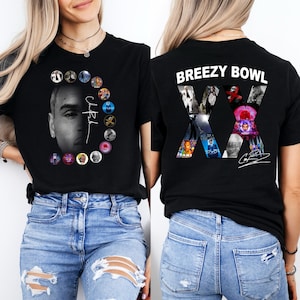 Chris Brown Breezy Bowl XX Tour Shirt - Concert Tee