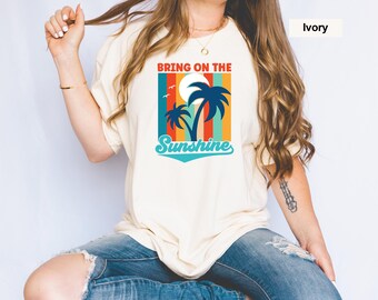 Comfort Colors Sunshine T-Shirt: Summer Vacation Tee
