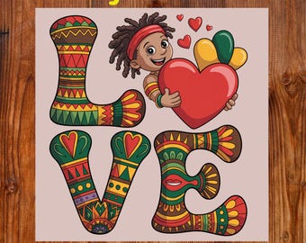 Retro Floral Heart DTF Transfer for Valentine Apparel DIY Printing.