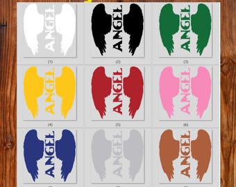 Ready to Press DTF Transfer Angel Wings Heart Design, Gang Sheet Heat Transfer, Custom T Shirt Iron On Transfer, Adult Kids Apparel DIY