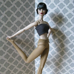 Fishnet stockings tights pantyhose for 12&quot; & 16&quot; fashion dolls