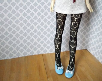 BJD tights black daisy mod for SD 13 ball-jointed dolls