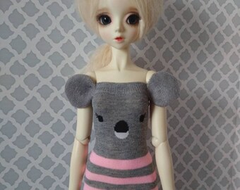 SALE: BJD koala knit dress for SD 13 ball-jointed dolls