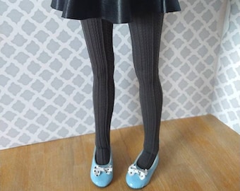 BJD tights grey striped textured for SD 13 ball-jointed dolls