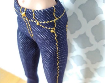 Dark blue skinny jeans for Jem & other similar fashion dolls