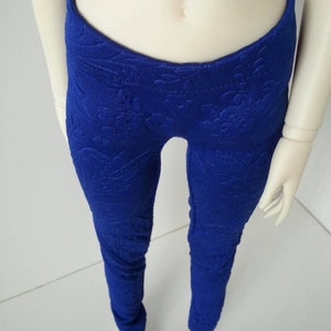 BJD leggings skinny pants embossed floral for SD 13 ball-jointed dolls