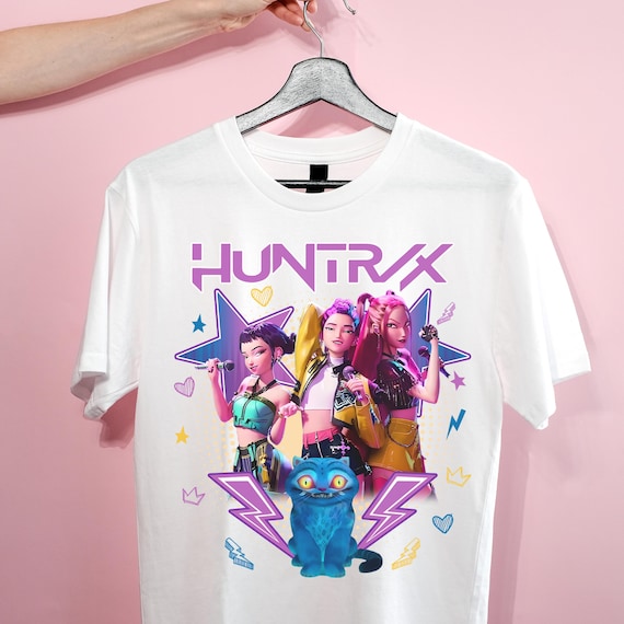 Huntrix Girls Shirt , Kpop Demon Hunters , Vintage Huntrix Shirt, Huntrix Fan Shirt Gift, Rumi Zoey Mira Graphic Shirt, Kpop Huntrix Shirt