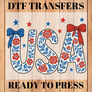 DTF transfers,Ready to Press DTF, Veterans Day ,Land Of The Free DTF, 4th Of July Dtf , American Shirt , Patriotic Dtf, Independence Day Dtf