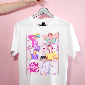 Saja Boys Kpop Demon Hunters Tshirt, Demon Hunter Merch, For Pride gift, Baby and Romance design shirt,Kpop idol Shirt ,korea anime shirt