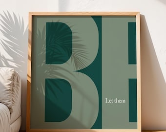 Lass sie Theorie drucken | Mel Robbins Poster | Selbstliebe Druck | Inspirierendes Wanddekor | Affirmationsdruck | Druckbereites Zitat | Herunterladen