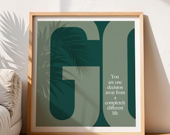 Mel Robbins Quote Print | Inspirational Wall Decor (Digital Download)