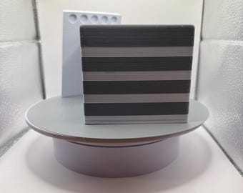 3D Printed MTG Deck Box: Magnetic Lid, Commander Display