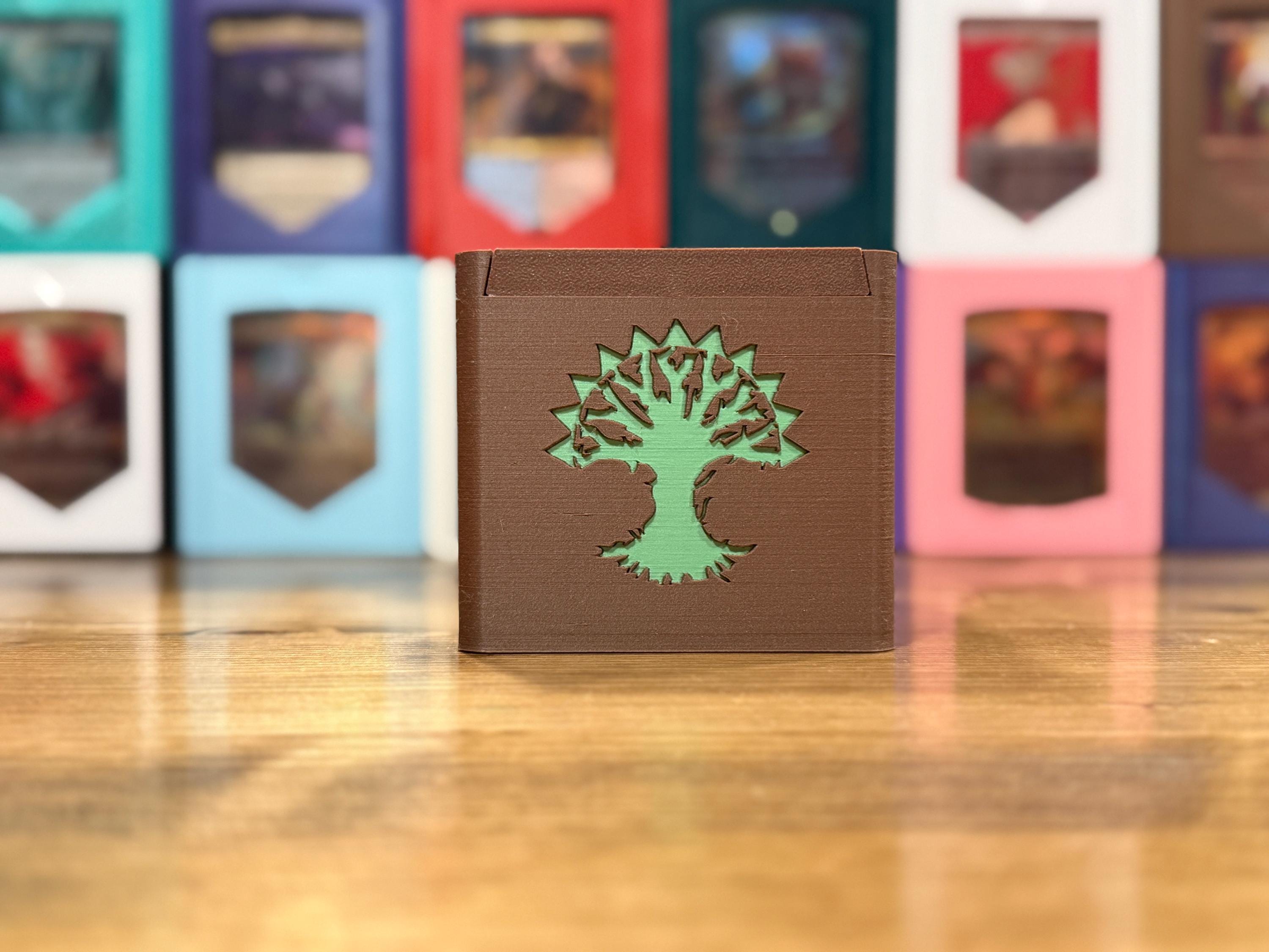 3DプリントされたセレズニアMTGデッキボックス：木製フィラメント