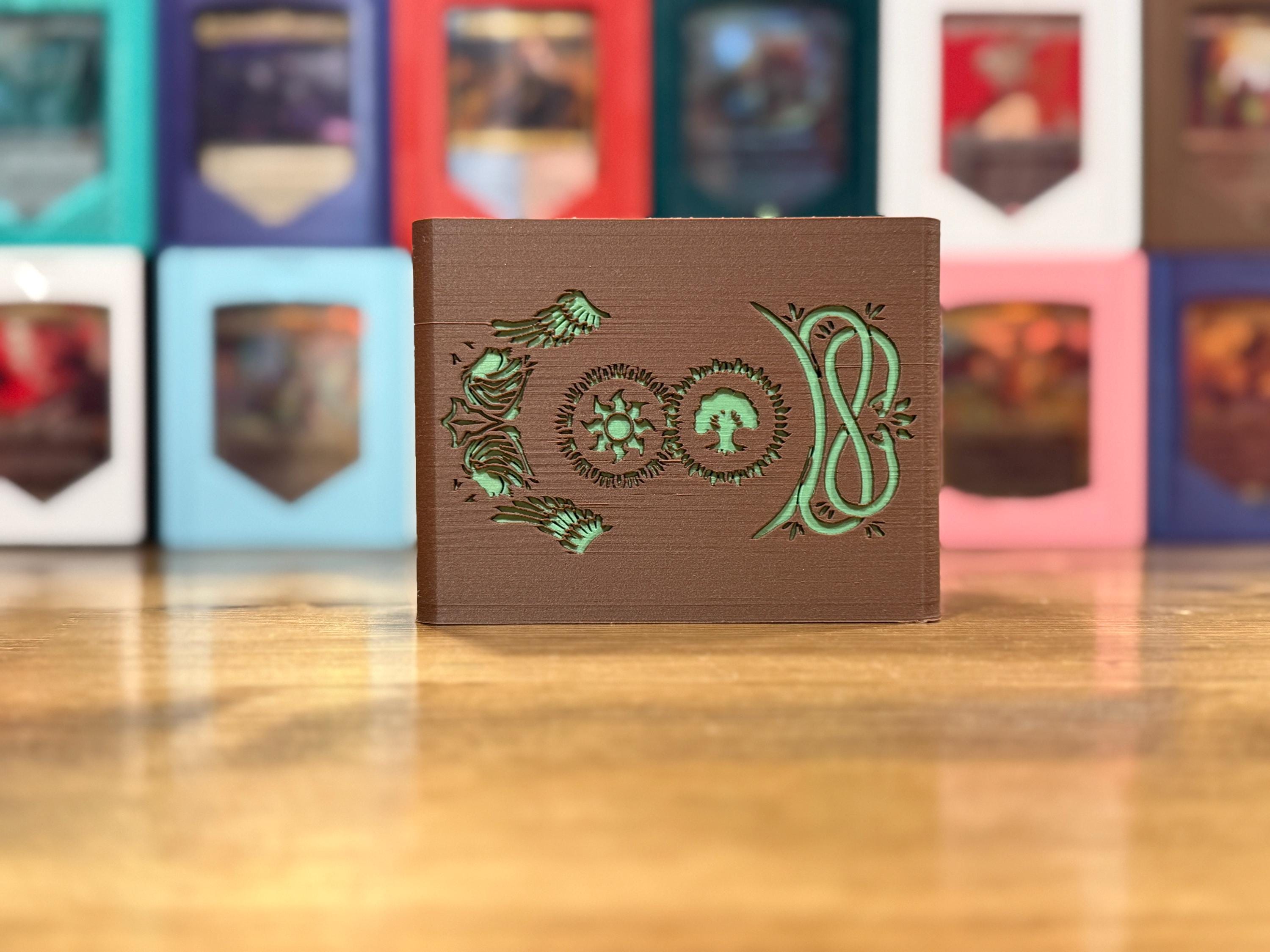 3DプリントされたセレズニアMTGデッキボックス：木製フィラメント