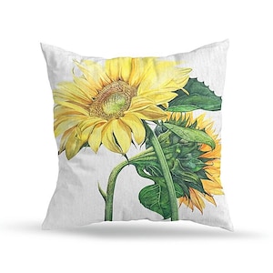 Coussin tournesol