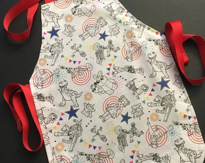 Disney Toy Story 4 Characters Kids Apron - Etsy