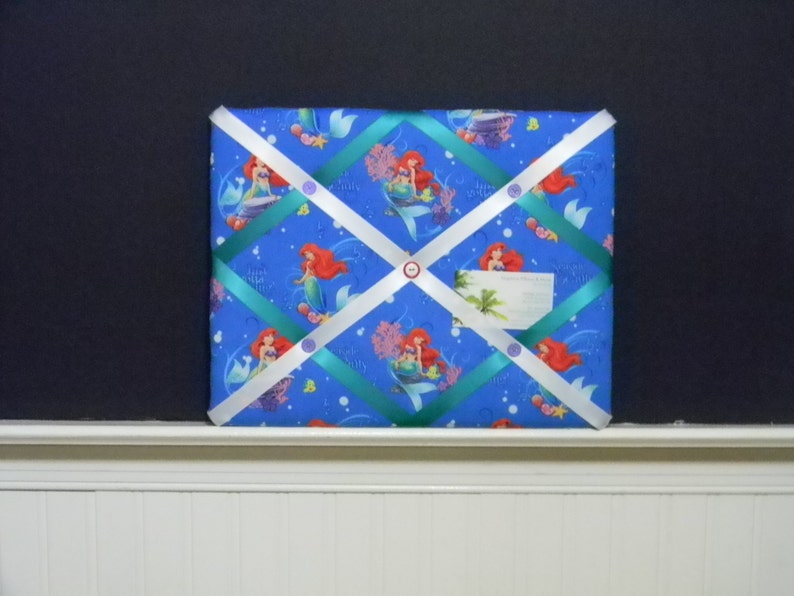 11 x 14 Ariel the little mermaid Seaside Beauty Memory Board Etsy