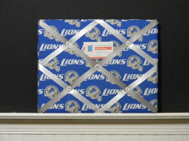 11 X 14 Detroit Lions Memory Board Etsy