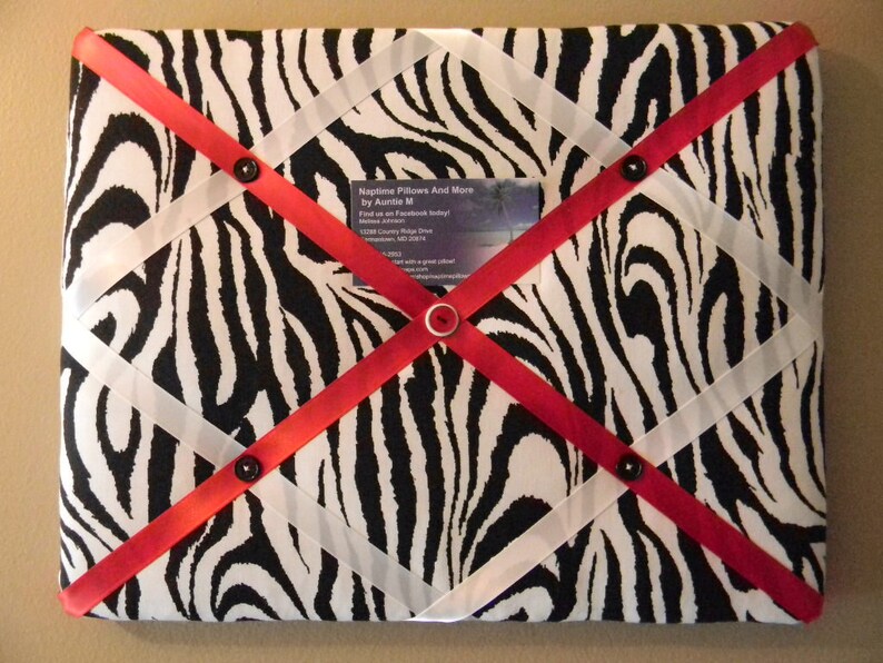11 x 14 Zebra Memory Board Etsy