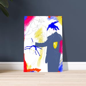 Abstract Art Print Poster: Modern Home Decor, Fine Art Druck