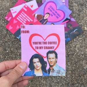 Gilmore Girls Valentinstag Valentinstag | Süße & Lustige Y2K-inspirierte Digitale Karten