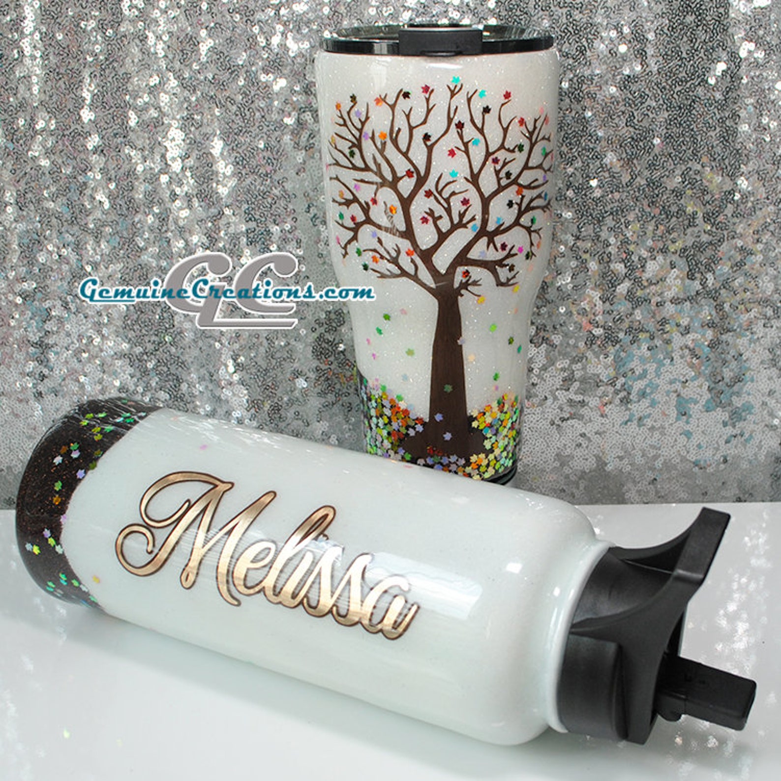Custom Fall Tree Tumbler Personalized Autumn Leaf Stainless - Etsy