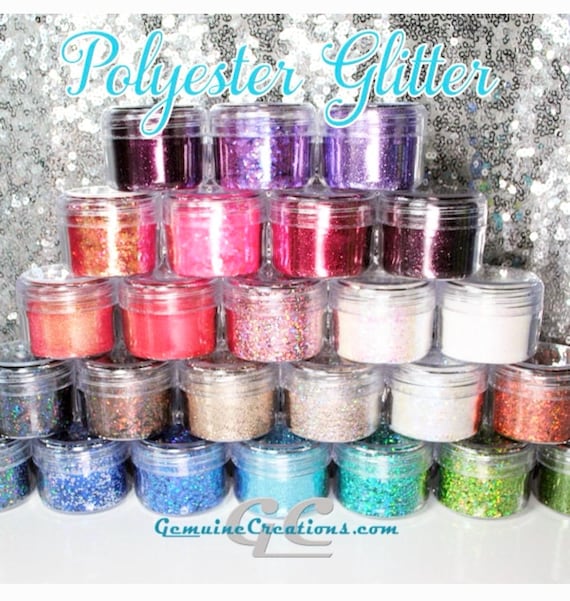 Polyester Glitter: Solvent Resistant, Chunky, Extra Fine, Iridescent
