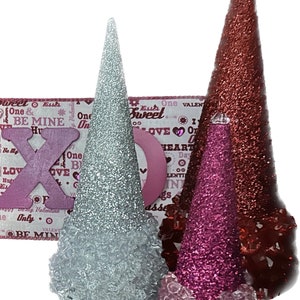 Custom Cone Trees, Table Centerpiece, Christmas Table Décor, Mantle Decoration