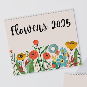 Whimsical Floral Wall Calendar 2025 | 12 Months | Beautiful Nature Inspired Artwork, Monthly Planner for Home & Office, Gift Idea