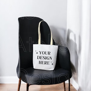 AOP Tote Bag Mockups, Beige Handles, Tote Mockup, AOP Tote Mock Up, AOP Tote Mockups, Digital Download, Printify Bag 13x13,Mockups For Totes