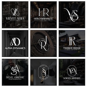 Benutzerdefiniertes Anfangslogo, Premium-Logo, Hochzeitslogo, personalisiertes Logo-Design, handgezeichnetes Logo, Monogramm-Logo, Luxus-Logo, Signatur-Logo,