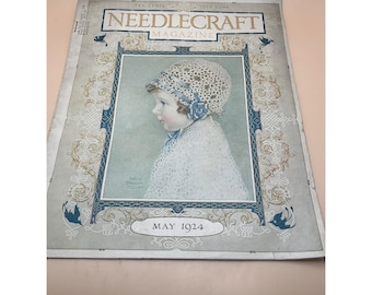 Revista Needlecraft, mayo de 1924. Anuncio de Cream of Wheat en la contraportada interior: "El pedido del día".