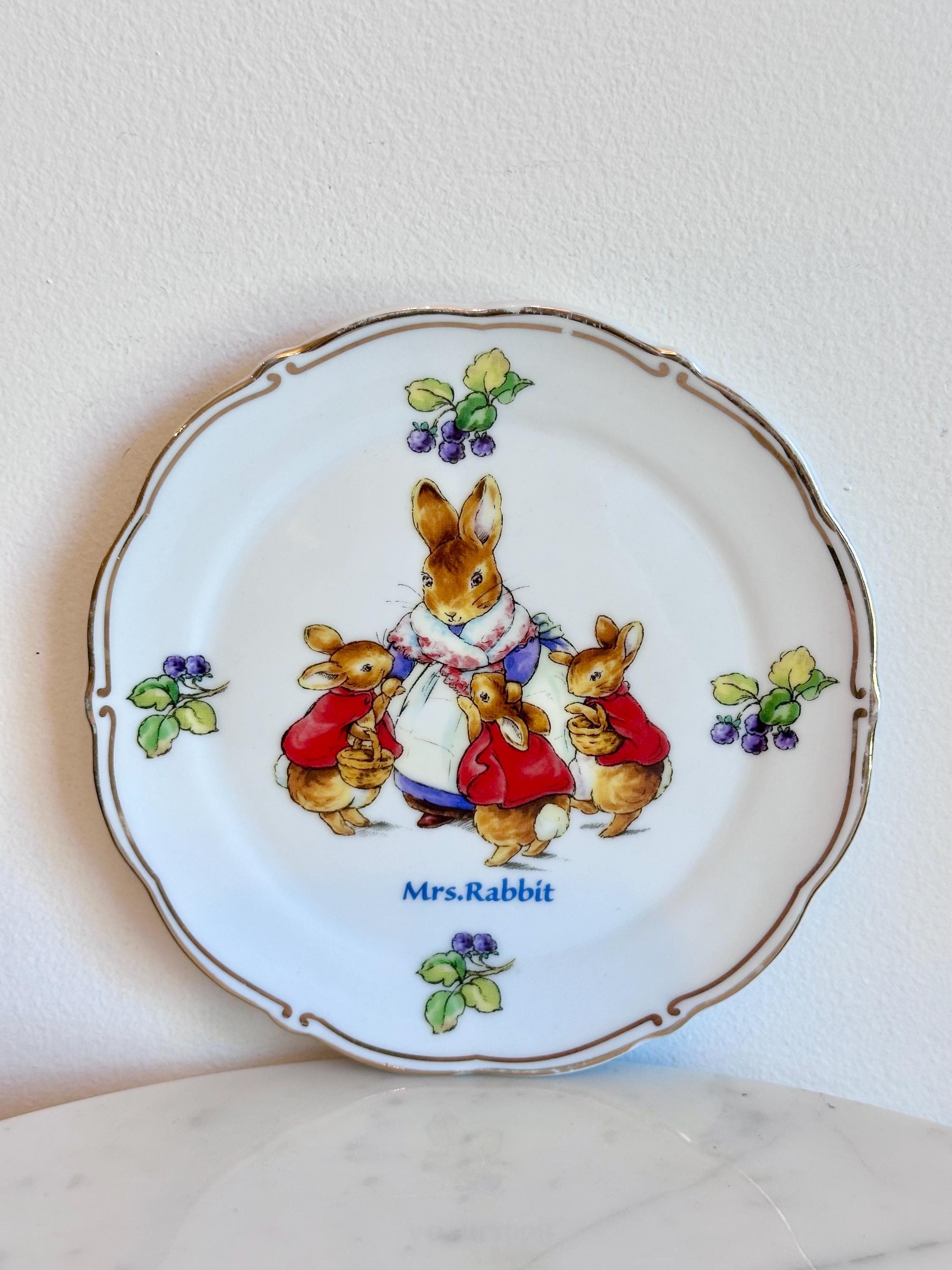 Vintage Peter Rabbit Plate - Etsy