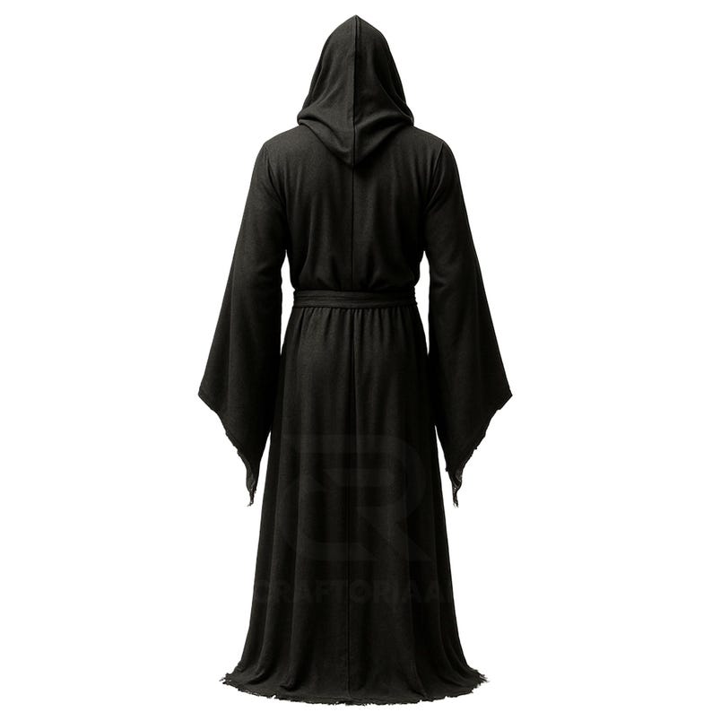 Grim Reaper Halloween Cosplay Costume Men Ghost Cosplay Hooded Coat ...