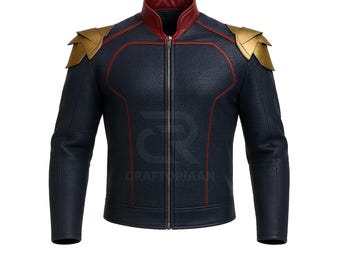 Homelander Leather Jacket: The Boys, Superhero Cosplay