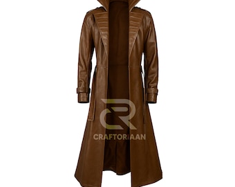 Men Gambit Leather Coat Handmade X Men Cosplay Coat Gambit X-97 Cosplay Costume Superhero Cosplay Coat Gift For Friend