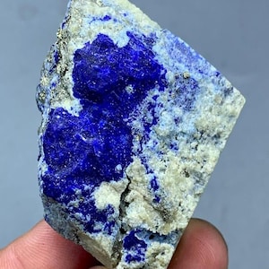 76 Gram Natural Lazurite Crystal on Matrix from Afghanistan