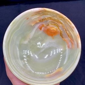 505g Beautiful Onyx Bowl Handmade