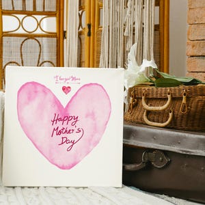 Best Mom Ever Poster – Mother’s Day Digital Wall Art – I Love You Mom Printable Decor – Happy Mother’s Day Instant Download