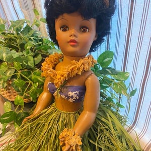 Vintage 1950&#39;s Hawaiian Hula Doll