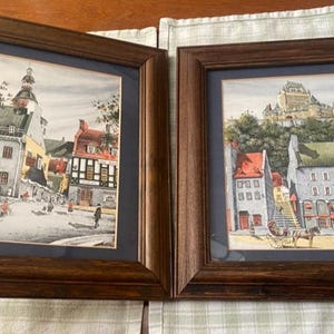 Pair of Quebec Art Mikola Prints