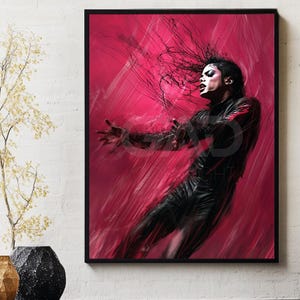 Michael Jackson Poster Print, Wall Art Designs, Digital Painting • 00001-The Last Performance
